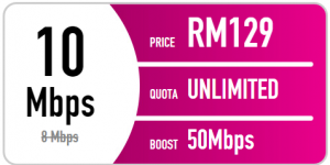 Time fibre internet promotion - 10mbps