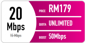 Time fibre internet promotion - 20mbps